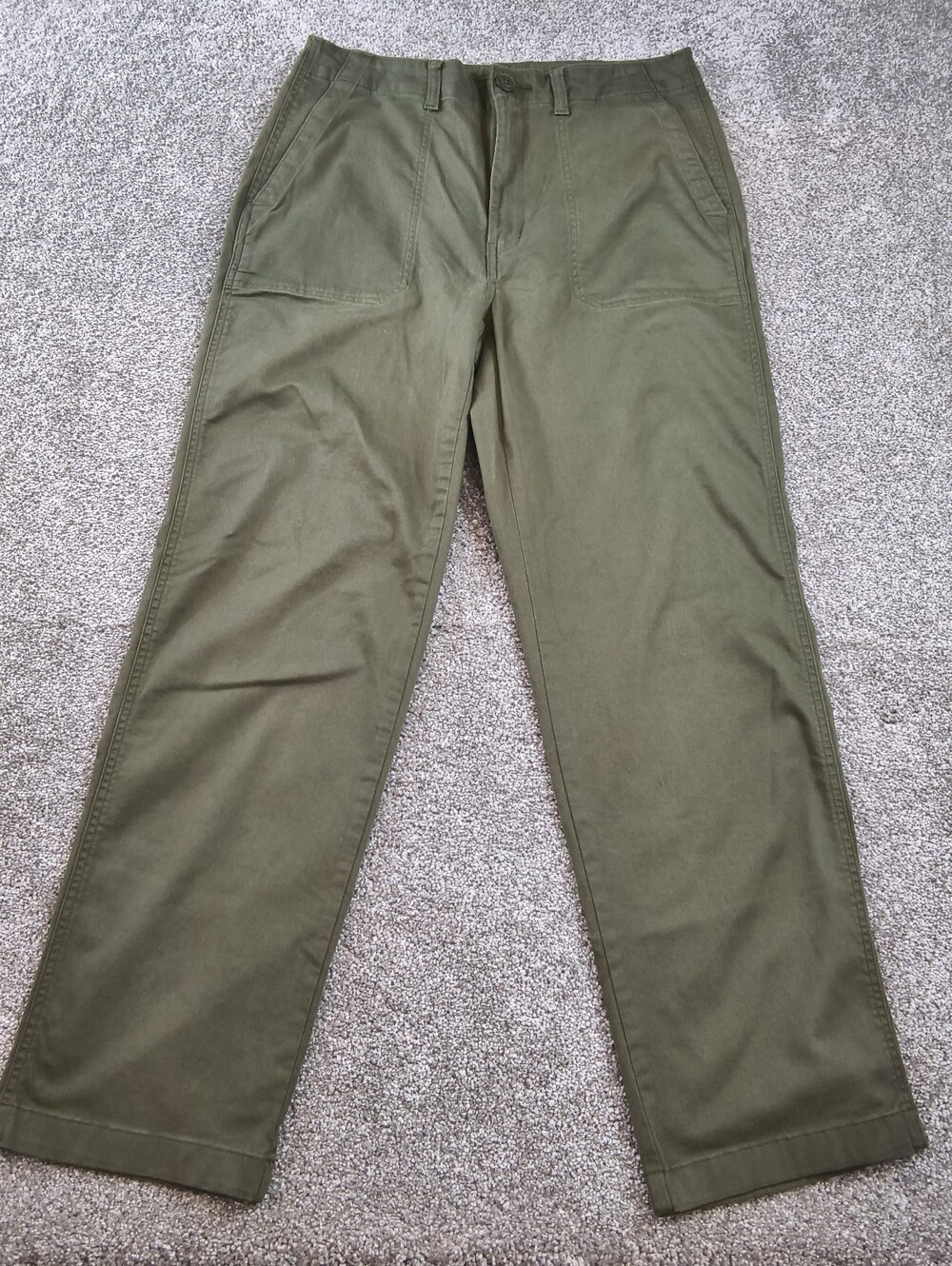 Women's Green Organic Cotton Blend Patagonia Pants Trousers Size 10